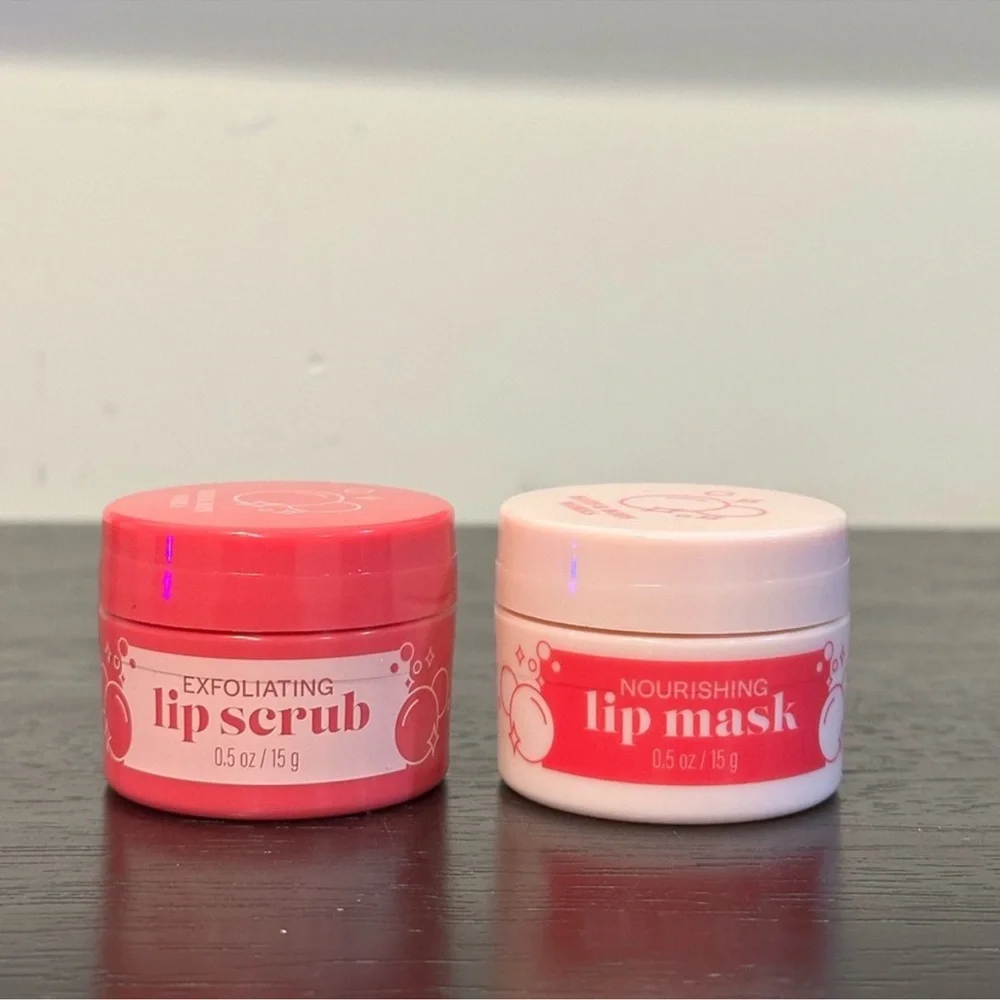 Bath & Body Works Champagne Toast Lip Scrub & Lip Mask Set – New